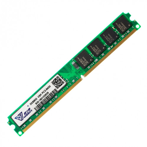 Module de mémoire vive Vaseky 2GB 800 MHz PC2-6400 DDR2 pour ordinateur de bureau SV30571130-05
