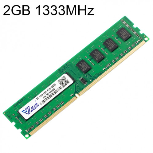 Vaseky 2GB 1333 MHz PC3-10600 DDR3 PC Mémoire RAM Module pour ordinateur de bureau SV30631107-03