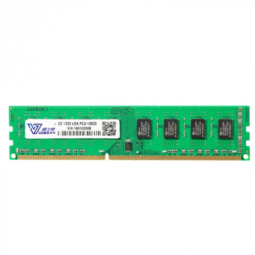 Vaseky 2GB 1333 MHz PC3-10600 DDR3 PC Mémoire RAM Module pour ordinateur de bureau SV30631107-03