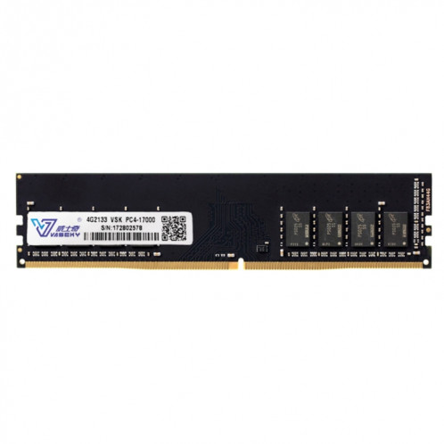 Module de mémoire vive Vaseky 4GB 2133MHz PC4-17000 DDR4 pour PC de bureau SV30681476-03