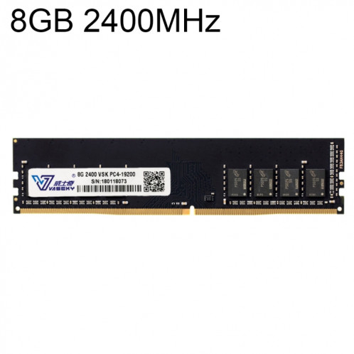 Vaseky 8GB 2400MHz PC4-19200 DDR4 Module Mémoire RAM pour Ordinateur de bureau SV30711340-04