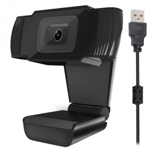 A870 12,0 mégapixels HD 360 degrés WebCam USB 2.0 PC Camera avec microphone pour ordinateur portable Skype PC, longueur de câble: 1,4 m (noir) SH452B416-010