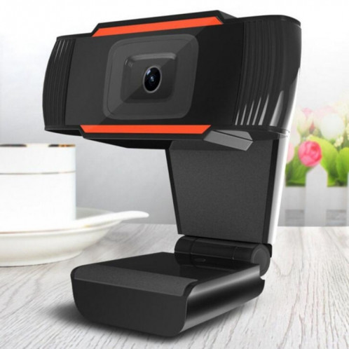 A870 12,0 méga pixels HD 360 degrés WebCam USB 2.0 PC Caméra avec microphone pour ordinateur portable PC Skype, longueur de câble: 1,4 m (orange) SH452E1239-010