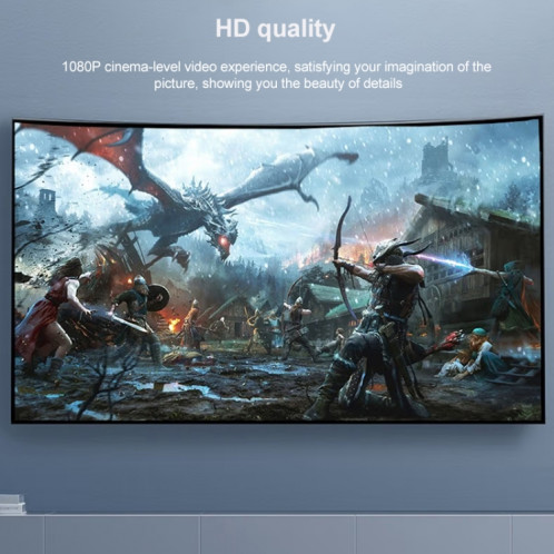 L'adaptateur d'accueil HDTV numérique 7585D 3 en 1 prend en charge HDMI VGA AUX et la charge SH3715632-010