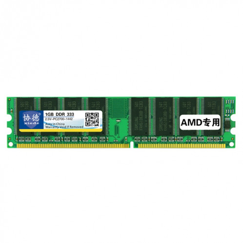 XIEDE X005 DDR 333 MHz, 1 Go, module général de mémoire RAM AMD spéciale pour PC de bureau SX3767967-07