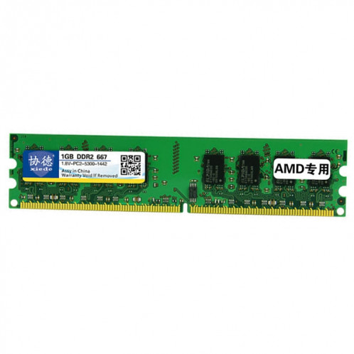 XIEDE X016 DDR2 667 MHz, 1 Go, module général de mémoire RAM AMD spéciale pour PC de bureau SX3783820-06