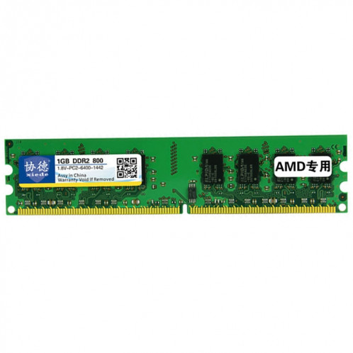 XIEDE X019 DDR2 800 MHz 1 Go Module général de mémoire RAM spéciale AMD pour PC de bureau SX3786484-06