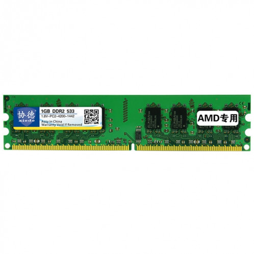 XIEDE X022 DDR2 533 MHz, 1 Go, module général de mémoire RAM AMD spéciale pour PC de bureau SX37891472-06