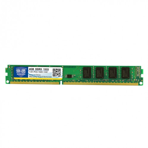 XIEDE X031 DDR3 1333MHz 4GB 1.5V Module de mémoire RAM à compatibilité totale pour PC de bureau SX38031926-06