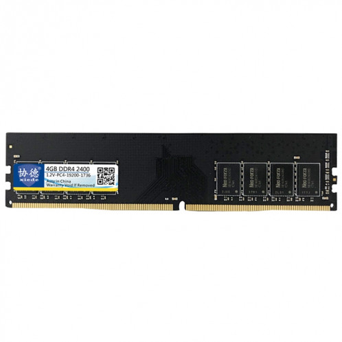 XIEDE X051 DDR4 2400 MHz 4 Go Module de mémoire vive avec compatibilité totale pour PC de bureau SX3827488-06