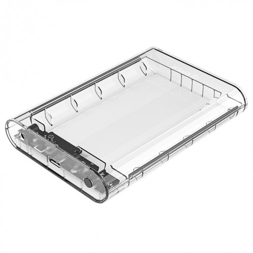 ORICO 3139U3 3.5 pouces SATA HDD USB 3.0 Micro B boîtier de stockage de disque dur externe (Transparent) SO842T172-07