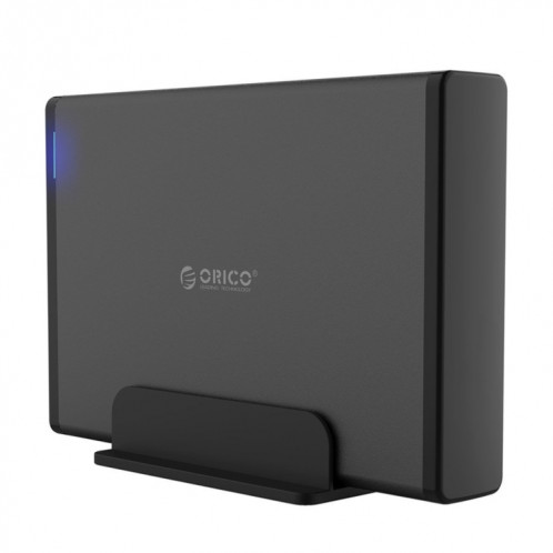ORICO 7688U3 Vertical Aluminium Disque Dur Externe Boîtier De Stockage Station D'accueil Pour Disque Dur SATA 3,5 pouces (Noir) SO843B1378-08