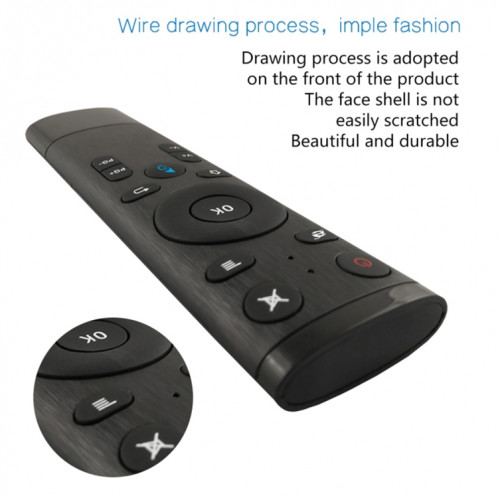 Q5 2.4G RF 3D Brossé Mode Somatosensoriel Télécommande universelle de souris d'air SH38561272-08