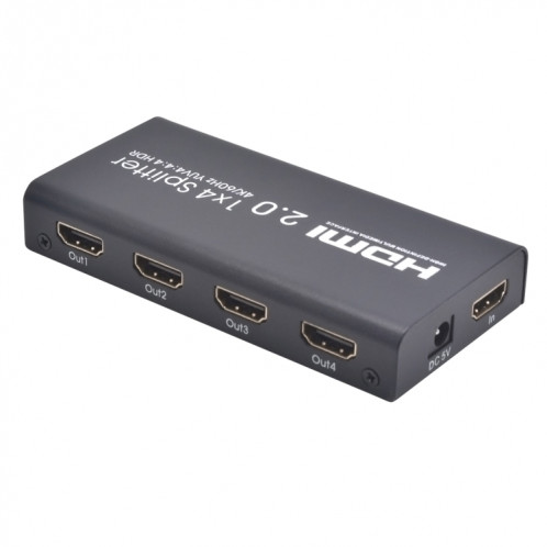 Répartiteur de commutateur Ultra HD 4K AYS-14V20 HDMI 2.0 1x4 (Noir) SH257B469-07