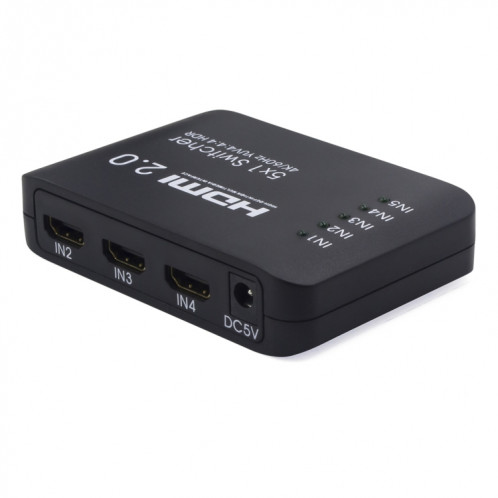Répartiteur de commutateur Ultra HD 4K AYS-51V20 HDMI 2.0 5x1 (Noir) SH260B693-07