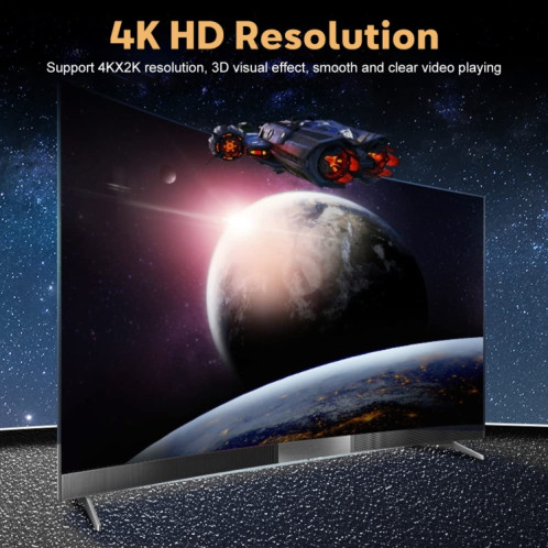 Répartiteur vidéo HDMI 4K HD 1 en 2 sorties, avec câble SH42761604-09