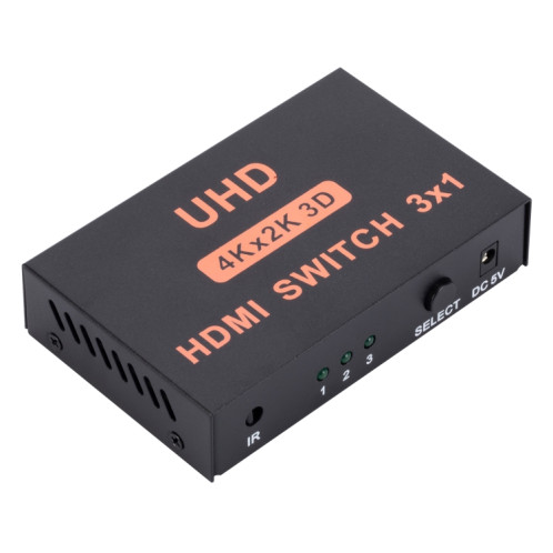 Commutateur HDMI 3 en 1 sortie, commutateur vidéo HD 4Kx2K, avec télécommande SH42811530-08