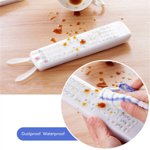 5 PCS Rabbit Design Longue climatisation / TV / Smart TV Box Télécommande Housse de protection en silicone étanche à la poussière, taille: 19.5 * 5 * 2cm SH42871712-05