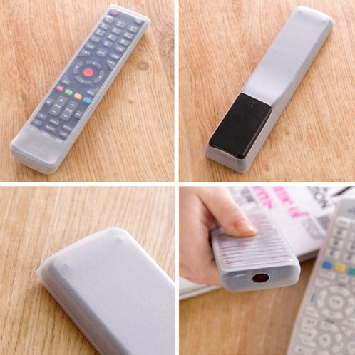 Housse de protection en silicone pour télécommande de climatisation à conception courte, 5 pièces, taille: 12,4 * 4,5 * 2,2 cm SH43891355-06
