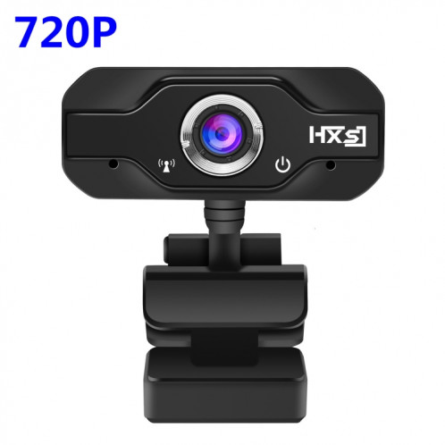 Webcam HXSJ S50 30fps 100 mégapixels 720P HD pour ordinateur de bureau / ordinateur portable / Smart TV, avec microphone insonorisant de 10 m, longueur: 1,4 m SH488087-011