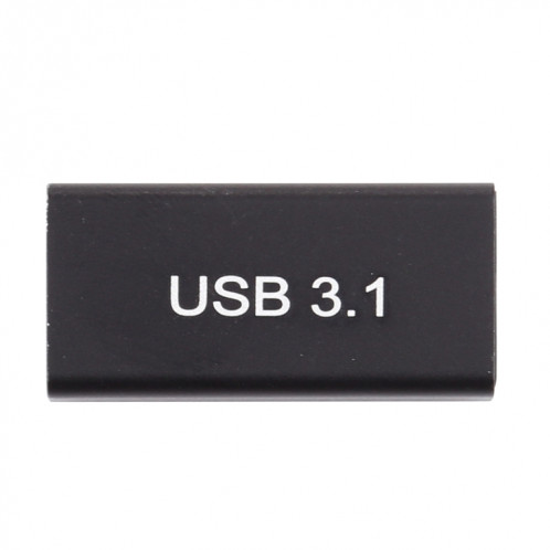 Adaptateur en alliage d'aluminium Type-C / USB-C femelle vers USB 3.0 femelle (noir) SH950B1480-05