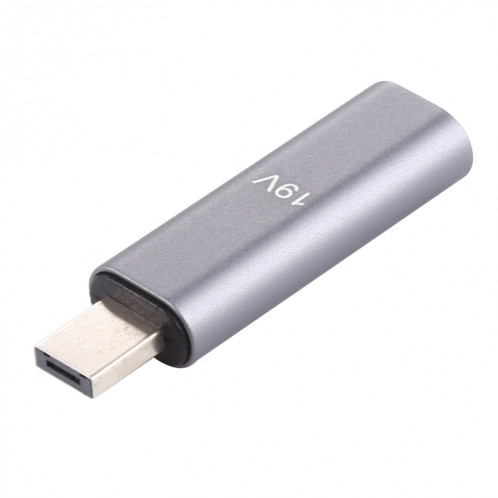 Adaptateur en alliage d'aluminium 19V Type-C / USB-C Femelle vers PD pour Asus (Argent) SH952S418-05