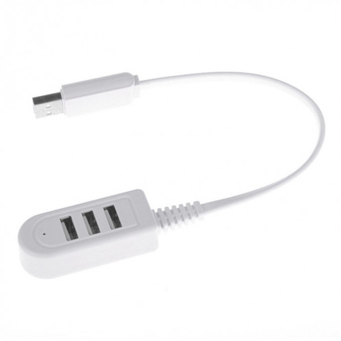 Adaptateur HUB femelle 30 cm TPE USB A vers 3 ports USB SH5074104-06