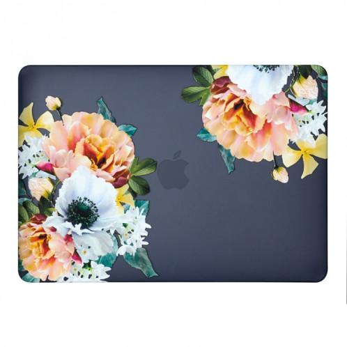 Coque PC rigide motif fleurs pour Macbook Pro 13,3 pouces avec barre tactile SH121A1020-06