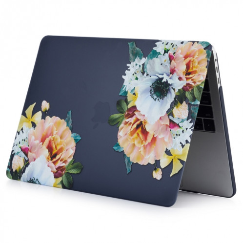Coque PC rigide motif fleurs pour Macbook Pro 13,3 pouces avec barre tactile SH121A1020-06