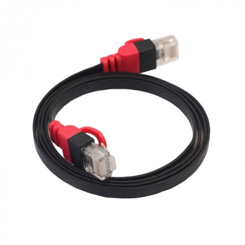 REXLIS CAT6-3 CAT6 Câble LAN réseau Gigabit RJ45 non blindé Ethernet plat, longueur: 1 m SR5143700-08