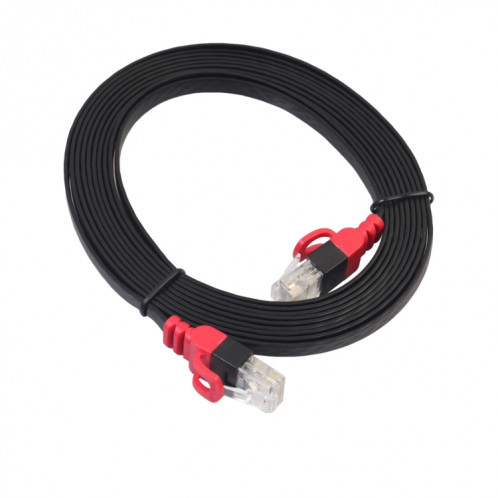 REXLIS CAT6-3 CAT6 Câble LAN réseau Gigabit RJ45 non blindé Ethernet plat, longueur: 3 m SR5145282-08