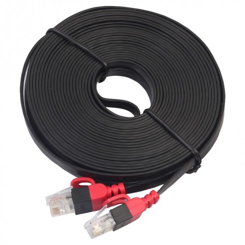 REXLIS CAT6-3 CAT6 Câble LAN réseau Gigabit RJ45 non blindé Ethernet plat, longueur: 10 m SR51481658-08