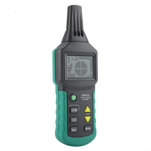 BSIDE MS6818 9V traqueur de recherche de câble enterré, plage de mesure: AC / DC 12V-400V SH54671252-08