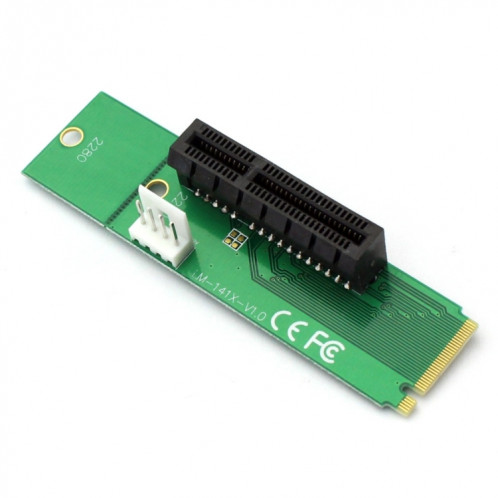 PCI-E 4X Femelle vers NGFF M.2 M Mâle Carte Convertisseur Adaptateur Mâle avec Câble d'Alimentation SP5475198-06