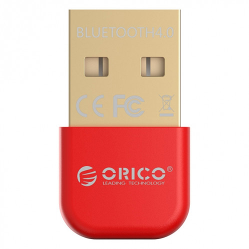 ORICO BTA-403 Adaptateur Bluetooth 4.0 Vitesse de Transfert USB 3Mbps (Rouge) SO658R1692-08