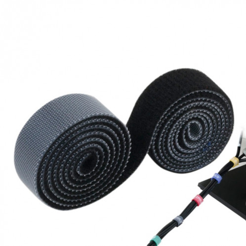 ORICO CBT-1S 1 m Réutilisable et divisible Crochet et boucles de câble de boucle (Noir) SO660B903-06