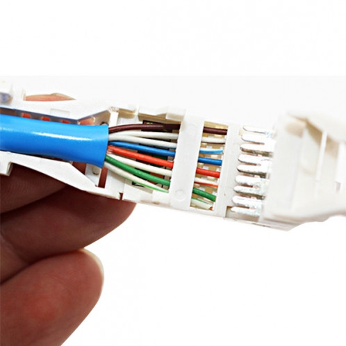Prise modulaire de connecteur RJ-45 à sertir sans outil, version courte Cat5e SH5690825-07