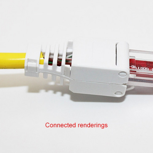 Prise modulaire de connecteur RJ-45 à sertir sans outil, version courte Cat5e SH5690825-07