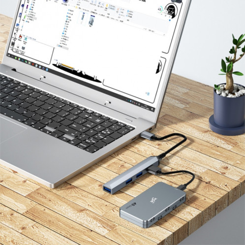 Adaptateur HUB de station d'accueil USB vers USB V252A 4 en 1 SH5712134-07