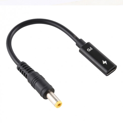 Câble de chargeur adaptateur secteur DP USB-C / Type-C vers 5,5 x 2,5 mm SH5753591-04
