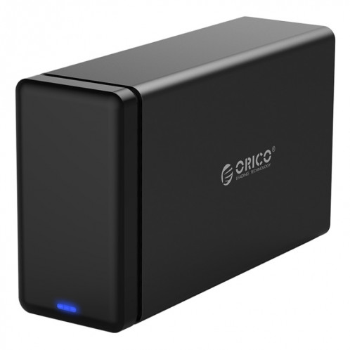 ORICO NS200-C3 2 baies USB-C / Type-C 3.1 à SATA Boîtier de disque dur externe Boîtier de disque dur pour disque dur SATA 3,5 pouces, protocole UASP de support SO58941992-010