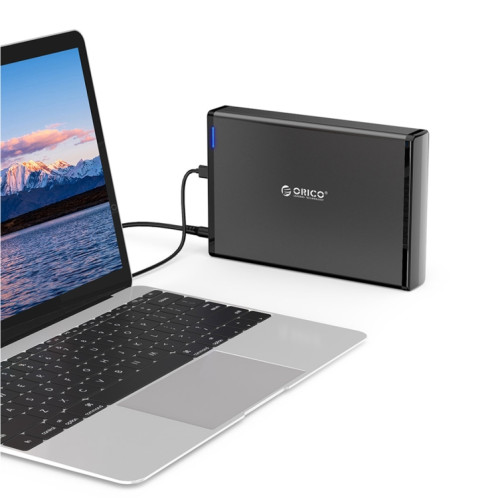 ORICO 7688C3 3,5 pouces USB-C / Type-C Mobile HDD Boîtier avec Base Détachable, Longueur de Câble: 1 m SO5980623-011