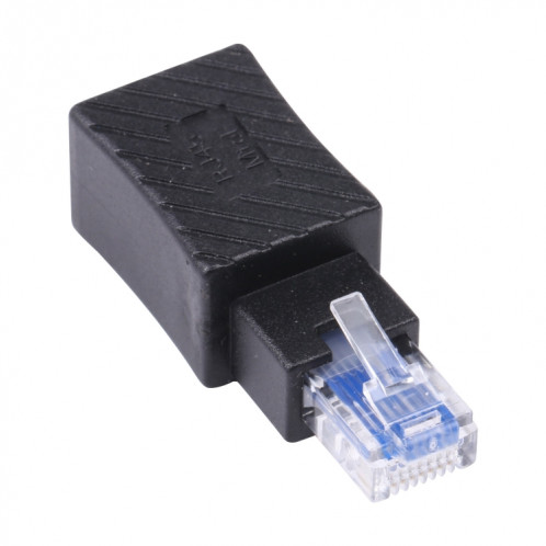 RJ45 Adaptateur d'extension droite du convertisseur de femmes pour le câble réseau Ethernet CAT6 CAT6 LAN SH59821323-06