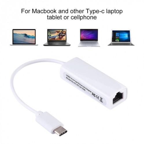 KY-RTL8152B Carte réseau adaptateur Ethernet USB-C / Type-C 10/100 Mbps SH6094961-06