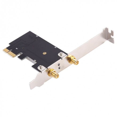 EDUP EP-9620 2 en 1 AC1200Mbps 2,4 GHz et 5,8 GHz double bande PCI-E 2 antenne adaptateur WiFi carte réseau externe + Bluetooth SE6099478-08