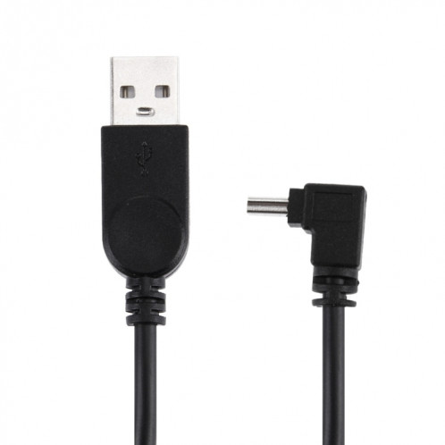 Coude angle 90 degrés Mini USB vers USB Données / Câble de charge, Longueur: 28cm SC6101644-05