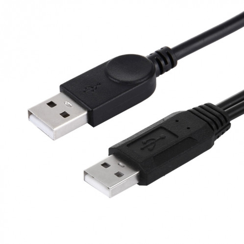 2 en 1 USB 2.0 Mâle à 2 Câble USB Double USB pour Ordinateur / Ordinateur Portable, Longueur: 50cm S26103937-05