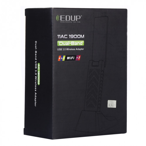 EDUP EP-AC1675 AC1900Mbps 2.4GHz & 5.8GHz double bande USB3.0 adaptateur WiFi carte réseau externe SE6111552-010