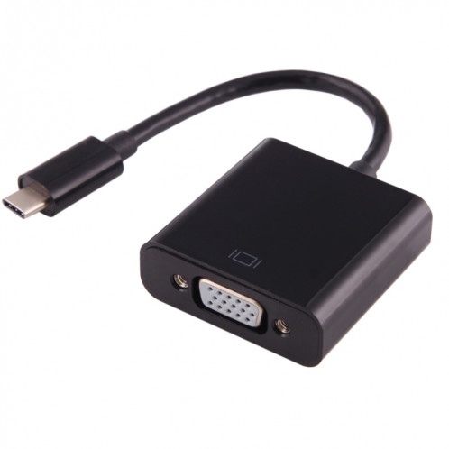 USB-C / Type-C 3.1 mâle à VGA adaptateur femelle pour MacBook 12 pouces, Chromebook Pixel 2015, Nokia N1 Tablet PC, longueur: environ 10 cm SH63021464-06