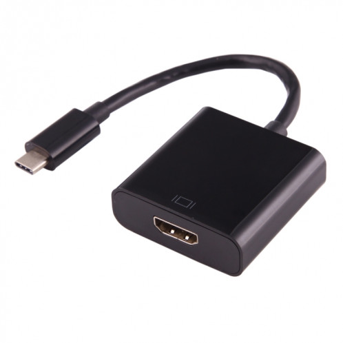 USB-C / Type-C 3.1 Mâle vers HDMI Câble adaptateur femelle pour MacBook 12 pouces, Chromebook Pixel 2015, Tablet PC Nokia N1, Longueur: Environ 10cm SH63031725-06